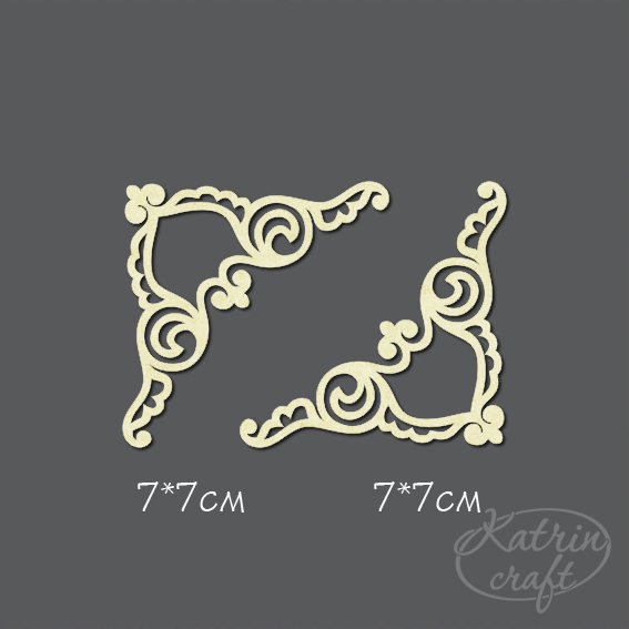 Чипборд "Уголки №7"