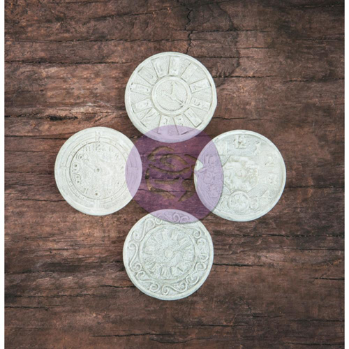 Гипсовые украшения Prima "Часы" в коробочке