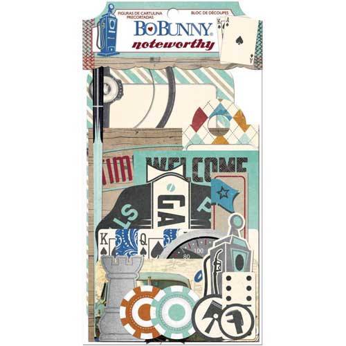 Набор вырубки из картона Bo Bunny "Wild Card"