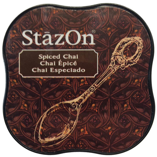 Штемпельная подушечка "StazOn" Spiced Chai миди упаковка Цвет пряный чай