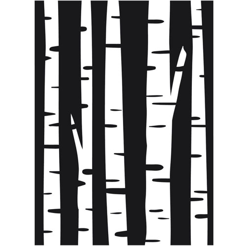 Папка для тиснения Darice "Берёзки"