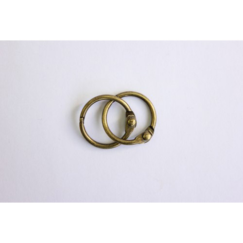 Кольца для альбома 20 мм, цвет состаренная медь, 2 шт