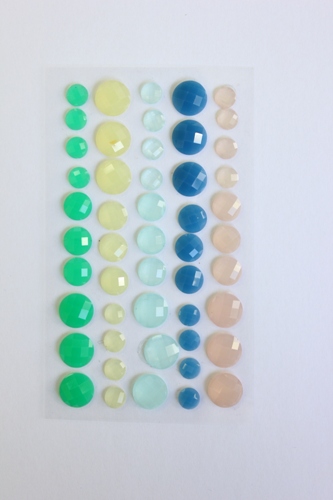 Набор граненых страз Scrapberrys, яркие цвета