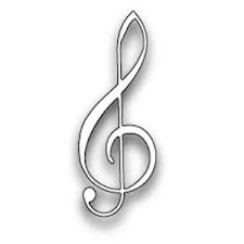 Нож Memory Box "Скрипичный ключ" (MB86)